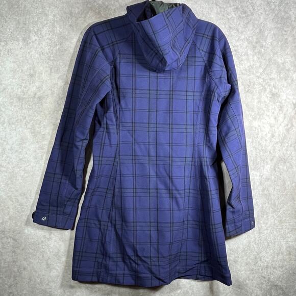 Columbia Dusk2Dawn Jacket Women S Blue Plaid Thermal Comfort Omni-Heat Insulated - Picture 4 of 9